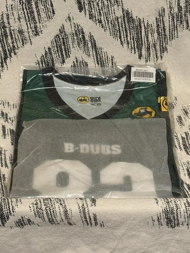 Buffalo Wild Wings Mitarbeiter Uniform Fußball Trikot Shirt grün Damen Large NEU