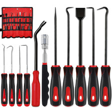 11pcs Hook and Pick Set Car Oring Oil Seal Remover Tool Mechanic Telescoping
