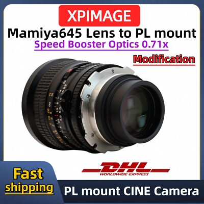 XPimage 0.7x Focal Reducer Optics for Mamiya645 Lens to PL Cine modification kit