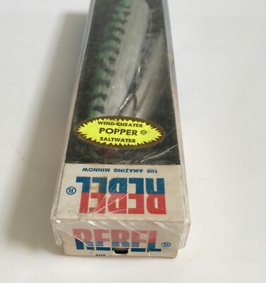 Vintage Rebel Wind-cheater popper Lure WBP- 8414 Popper