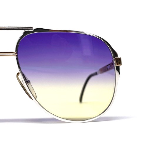 NOS vintage CARRERA 5320 VARIO sunglasses - 80s W.Germany - Silver/Purple/Yellow - Picture 3 of 9