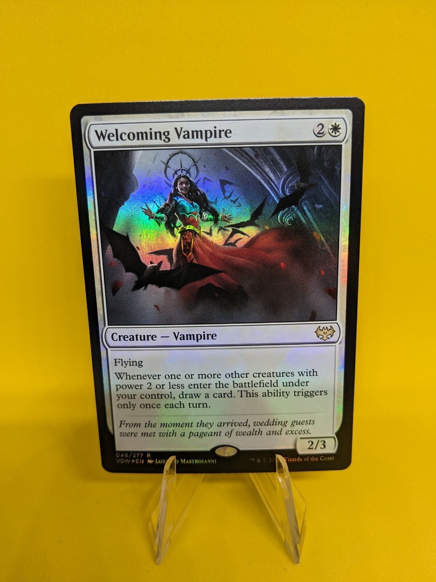 Welcoming Vampire  Commander  Magic: The Gathering  MTG  Near Mint Vampire  Deck Mtg