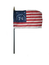 Wholesale Lot of 6 Bennington 1776 4"x6" Desk Table Stick Flag