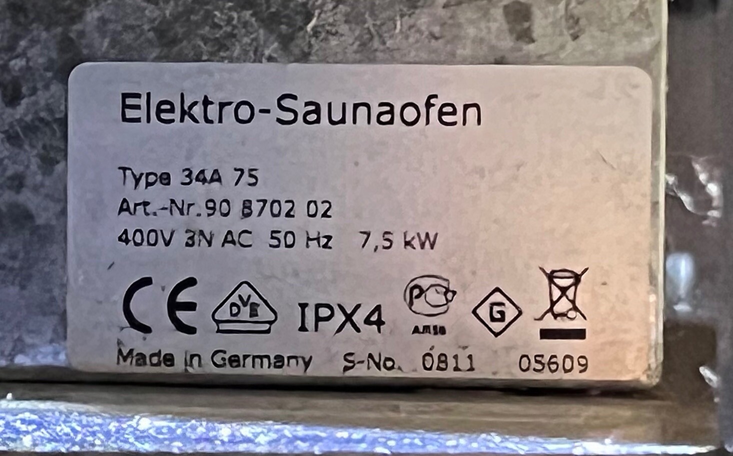 Gebrauchte Sauna eBay