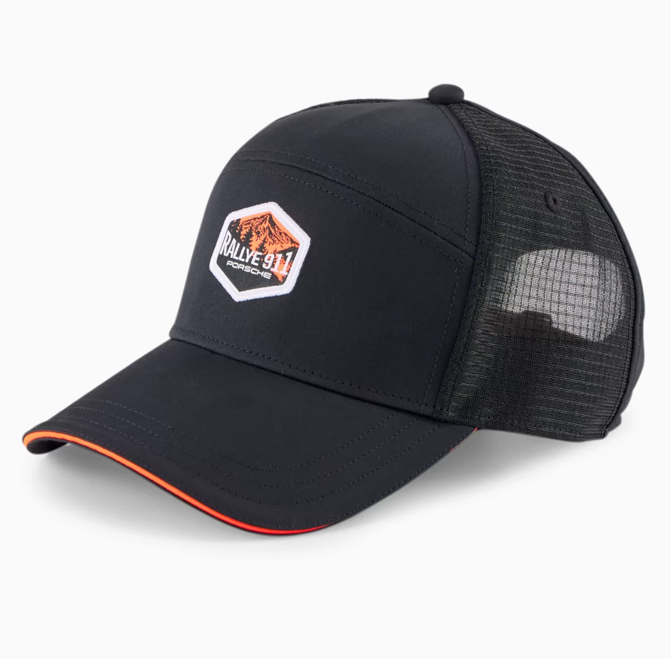Official Porsche 911 Limited Edition Rallye Racing Hat / Black Trucker Cap