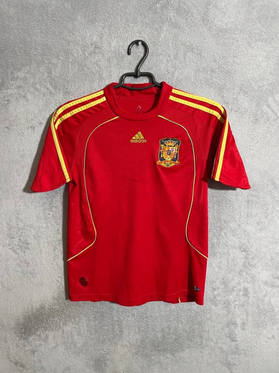 Spain Team Jersey Home football shirt 2008 - 2009 Adidas Camiseta