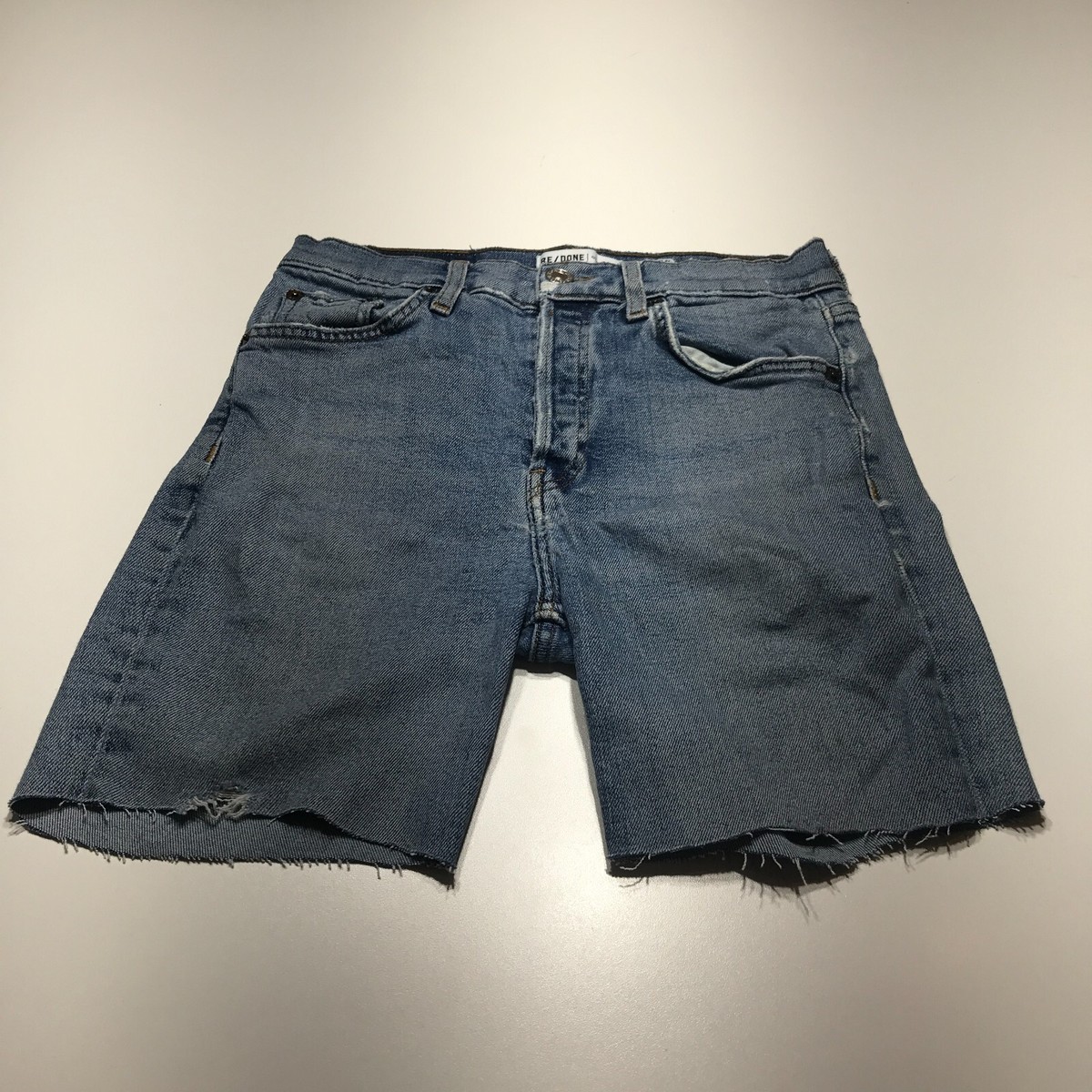Bermuda Shorts Diy Cutoff Jean Shorts Re/Done Shorts Womens Size