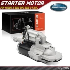 New Starter Motor for Mazda 3 2010 2011 2012 L4 2.0L 1.0KW 12Volts CW 11Teeth