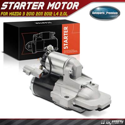 New Starter Motor for Mazda 3 2010 2011 2012 L4 2.0L 1.0KW/ 12Volts CW 11Teeth
