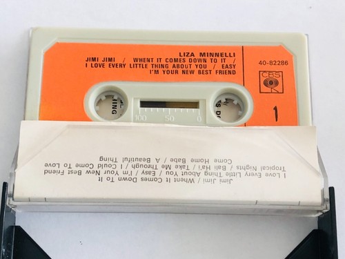 Vtg Liza Minnelli Tropical Nights CBS Music Cassette Tape K7 Portuguese Edition - Picture 4 of 5