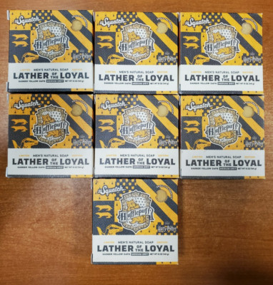 7 Bars: Dr. Squatch Harry Potter Hufflepuff *Lather of the Loyal* Bar Soap E13A