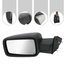 Left Rearview Mirror Driver Heated Rear Mirror 2 Pins For Dodge Ram 2013-2019