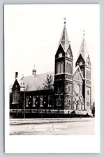 RPPC St Anthonys Church Hoven South Dakota Real Photo P710