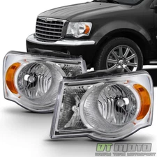 2007 2008 2009 Chrysler Aspen Factory Style Headlights Replacement Headlamps Set