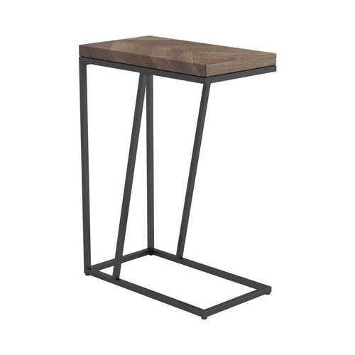 Coaster Home Furnishings Accent Table 10"Wx25"H Rectangle Wood Steel in Brown - Picture 7 of 7