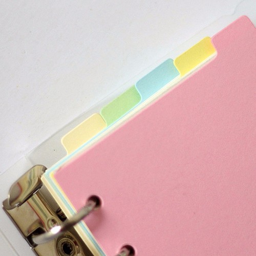 5Pcs A5/A6/A7 Size Index Multi-Coloured Tabs Divider Insert Refill Organiser New - Picture 8 of 13