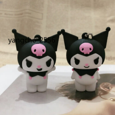 NEW Kuromi Cute 32GB USB Flash Drive Memory Stick Custom U Disk Keychain Gifts