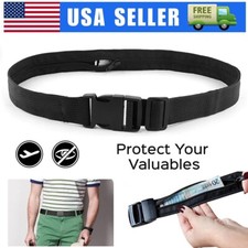 Travel Security Money Belt Hidden Money Pocket Cashsafe Anti-Theft Wallet Belt