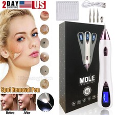 Mole Removal Pen with LCD Display Dark Spot Freckle Remover USB Rechargeable