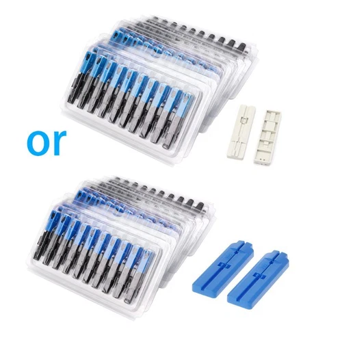 100PCS SC Fiber Quick Cold FTTH SC Single Mode UPC Fast Connector