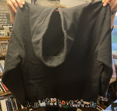Supreme AOI Icons Hooded Sweatshirt/Black/LARGE NEW WITH TAG In 