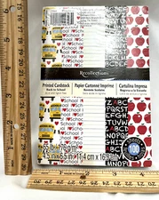152180 Home Recollections BACK TO SCHOOL 4.5" x 6.5" Printed Cardstock NEW 