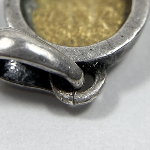 925 Sterling Silver Pendant With 18ct Yellow Gold And Cultured Pearl 30.0mm - Picture 6 of 10