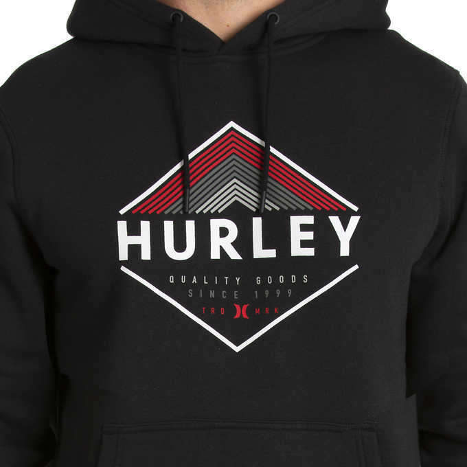 Hurley Men's Graphic Hoodie – Black, X-Large