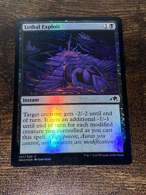 Lethal Exploit 107/302 Foil Kamigawa Neon Dynasty MTG Magic The Gathering S705*