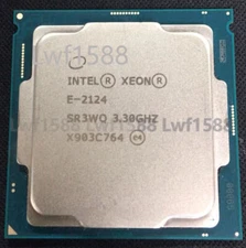 Intel Xeon E-2124 LGA-1151 SR3WQ 3.30GHz quad-core 8MB 71W CPU processor
