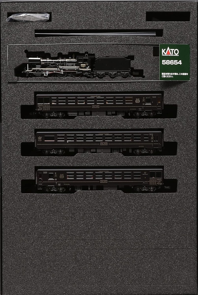 KATO 10-1727 N gauge 58654+50series SL Hitoyoshi 4car Set KATO 10-1727 N gauge 58654+50series SL Hitoyoshi 4car Set