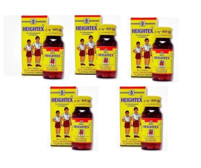 (Pack of 5) Bios Lab Homeopathic Heightex (25gm Tablets) Development of Children