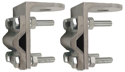2 Lot Accessories Unlimited AUC1 3-Way CB Single Groove Mirror Mount w/ No Stud