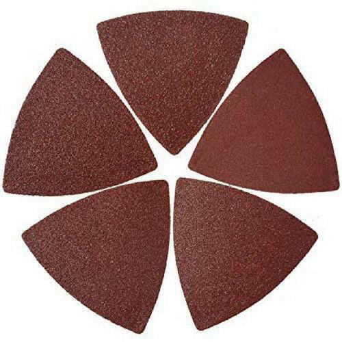 Papeles de lijado Delta triangulares multiherramienta finos Bosch Worx 80 mm ByShark hojas - Imagen 2 de 4
