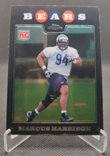 2008 Topps Chrome #TC232 Marcus Harrison Rookie RC Chicago Bears football card