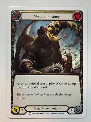 Flesh And Blood History Pack Vol.1 Wrecker Romp (Yellow) 1HP038 NM/M