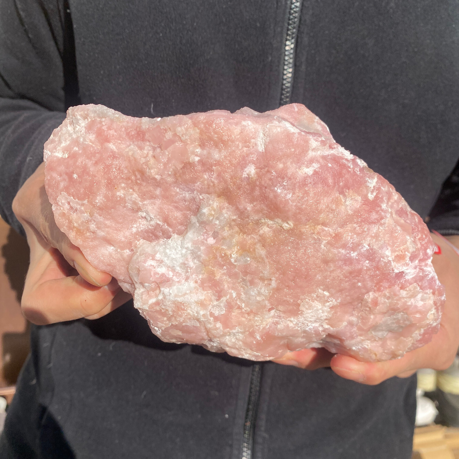 4.5LB Natural pink Opal Rock Crystal Gemstone Healing Rough Mineral Specimen