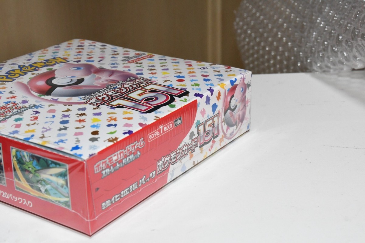 Pokemon Card 151 booster Box sv2a mew scarlet violet Sealed