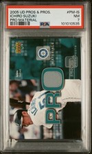 2005 Upper Deck Pro Material Ichiro Suzuki Patch Mariners HOF #PM-IS PSA 7
