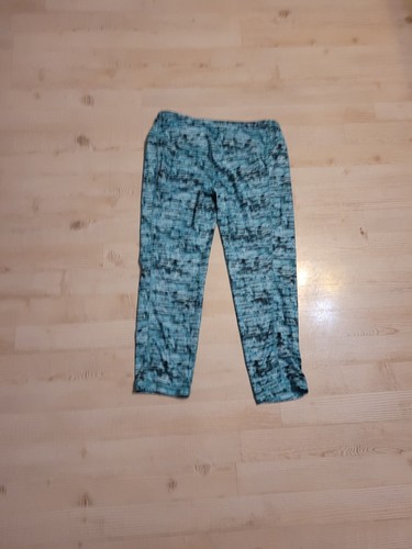 Leggings Umbro pequeños para mujer verde azulado capri atléticos - Imagen 3 de 4