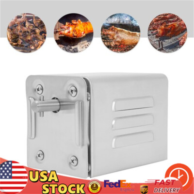 15W Electric Rotisserie Motor BBQ Grill Roaster Spit Rod Chicken Pig Motor 110V