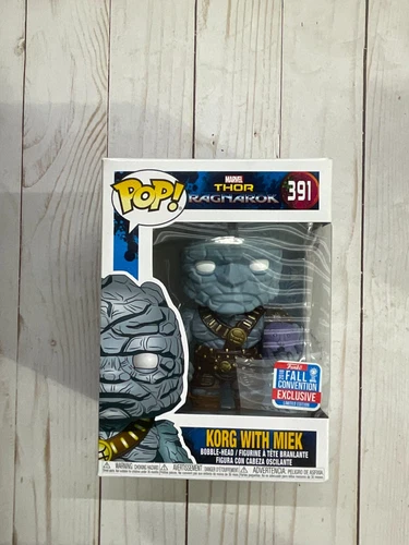 Funko Pop! Marvel: Korg With Miek #391 Fall Convention Vinyl Figure H4