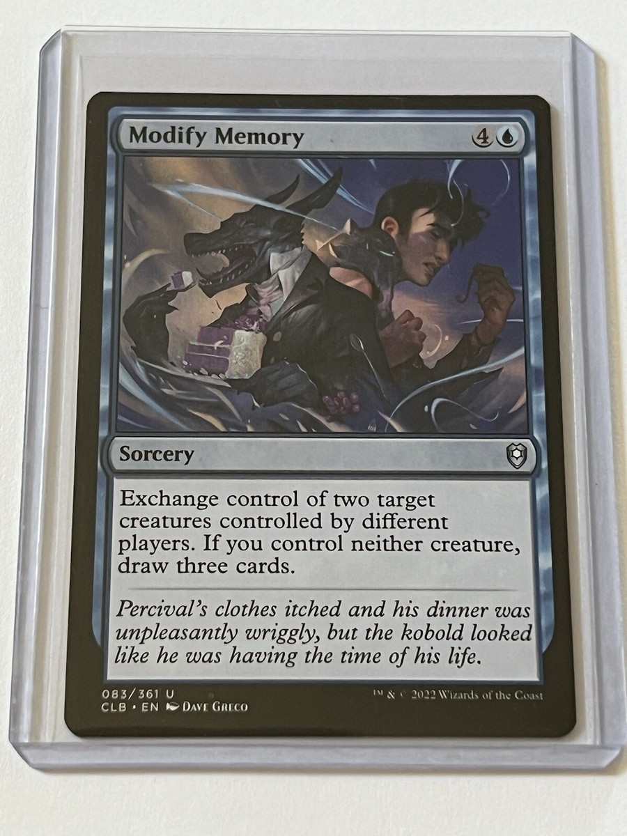 Modify Memory 83 MTG DND Battle for Baldurs Gate 2022 Mint - 9.0 + Non Foil  | eBay