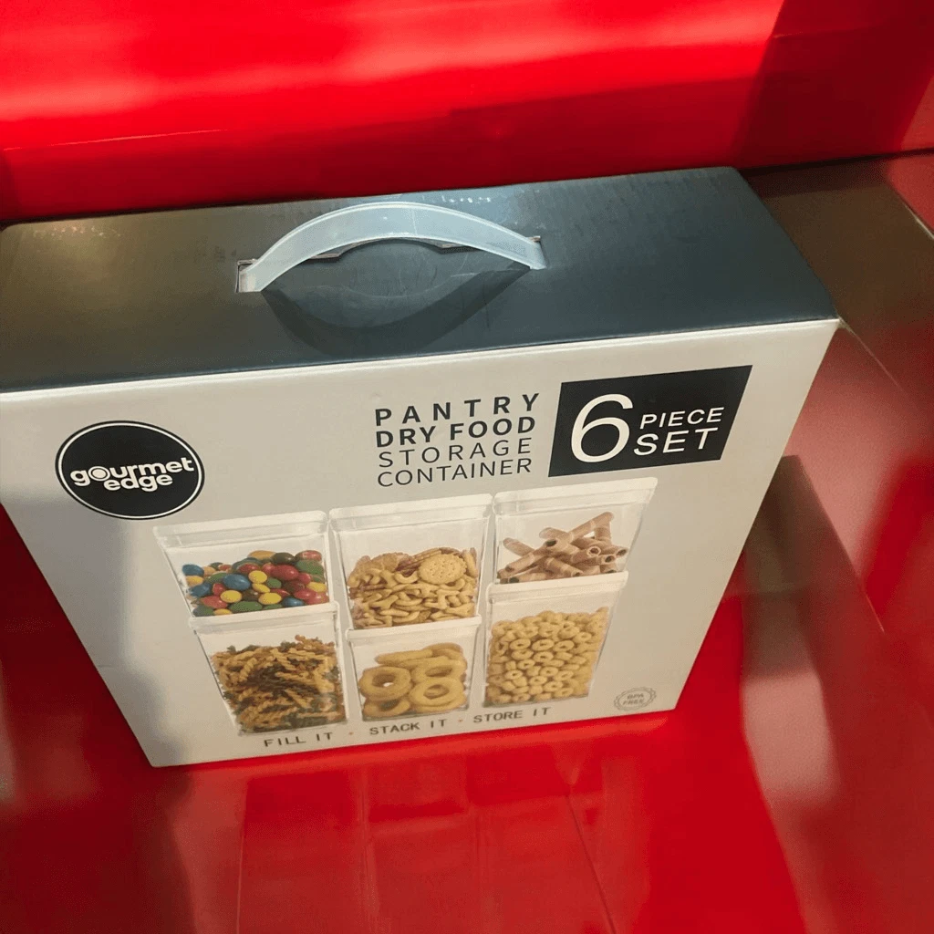 Six piece Dry Food Storage Containers