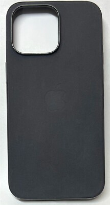 Apple - iPhone 15 Pro Max FineWoven Case with MagSafe - Black