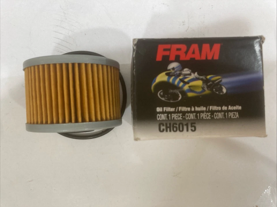 FRAM CH6015 Oil Filter for Motorcycles Designed For Longer Change Intervals ⏰ - Image 2 of 2