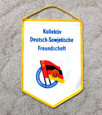Original DDR Wimpel Kollektiv Deutsch-Sowjetische Freundschaft DSF