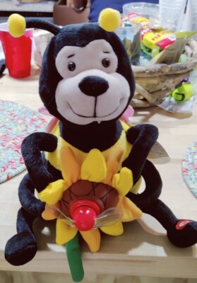Animated  Be My Baby  Plush Stuffed Animal, Lighted, Spinning Fan, Fun,Fun Clean