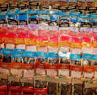 LONDON EUROPE Loom Band Clearance 200 x 300pk Job Lot Wholesale 15p Bag Delivered *10 Designs*