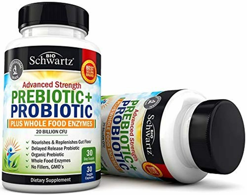 Prebiotic + Probiotic Plus Whole Food Enzymes Supplement for Men & Women. 20 Bil - Picture 6 of 7